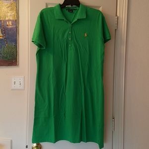 Ralph Lauren sport green polo dress